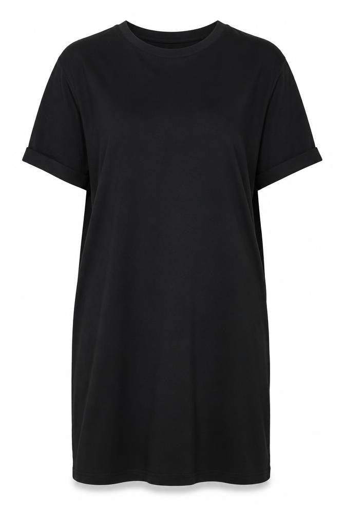 Zara Women's Black T-Shirt Dress Size 2