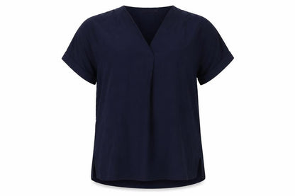 Womens UK Size 16 Marks and Spencer Blue Basic Blouse