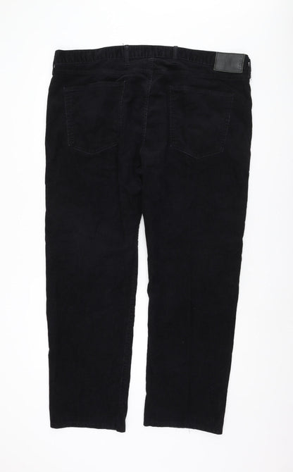 Marks and Spencer Men's Black Corduroy Trousers