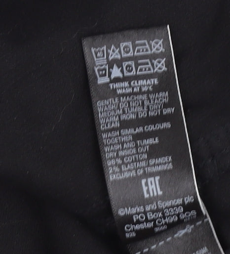 Marks and Spencer Women's Black Pencil Skirt Size 14