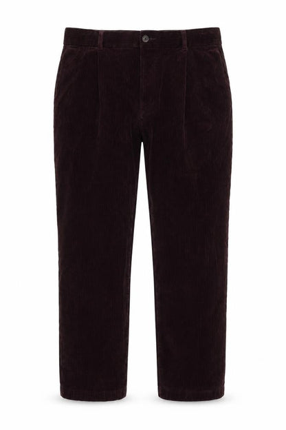 Mens UK Size 42 Marks and Spencer Regular Fit Casual Purple Trousers