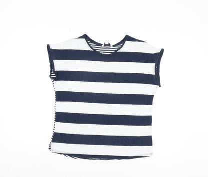 Womens UK Size 6 NEXT Blue Basic T-Shirt