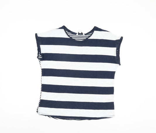 Womens UK Size 6 NEXT Blue Basic T-Shirt