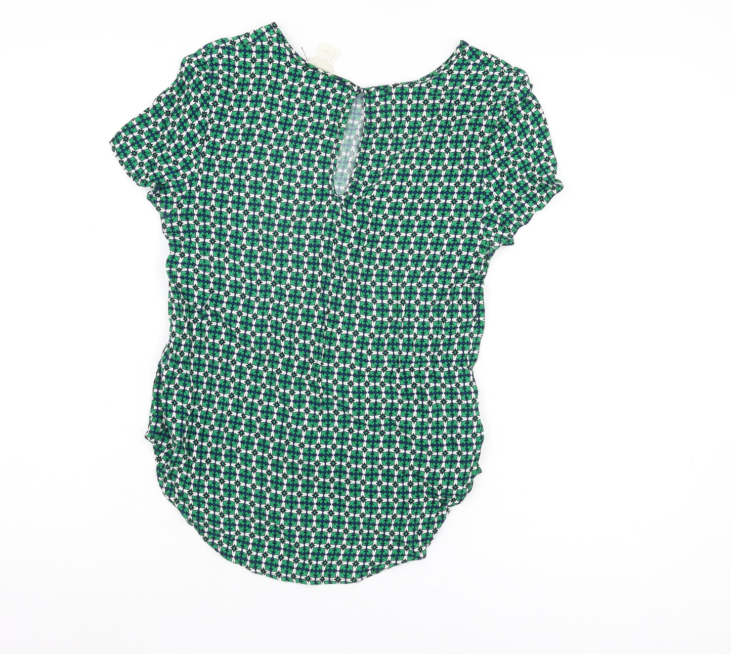Womens UK Size 6 H&M Multicoloured Basic Blouse