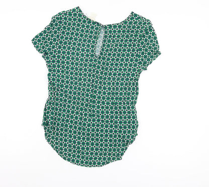 Womens UK Size 6 H&M Multicoloured Basic Blouse