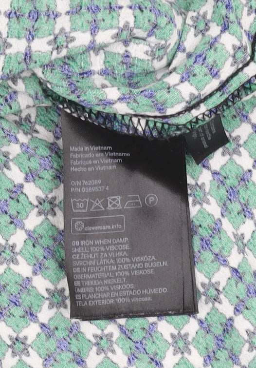 Womens UK Size 6 H&M Multicoloured Basic Blouse