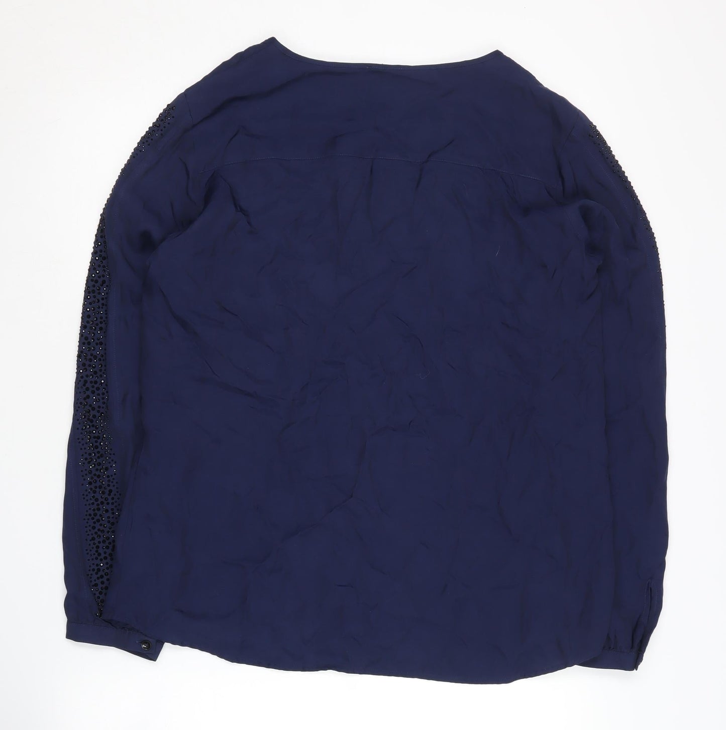 Womens UK Size 12 Gerry Weber Blue Basic Blouse