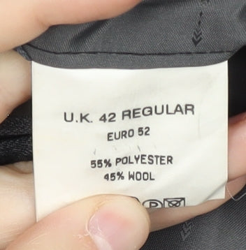 Mens UK Size 42 Centaur Regular Grey Suit Jacket