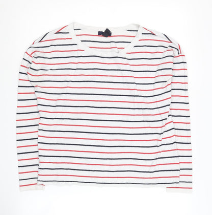 Gap Women's Multicoloured Striped Pullover Jumper S