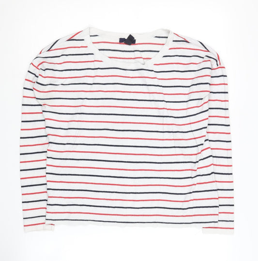 Gap Women's Multicoloured Striped Pullover Jumper S