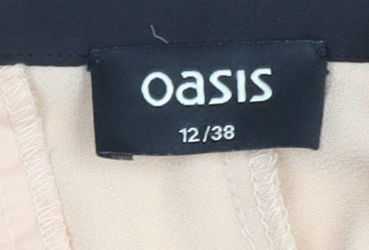 Oasis Women's Beige Pleated Shorts Size 12