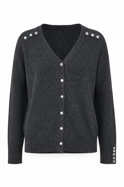 Womens UK Size S Autonomy Black Cardigan Jumper