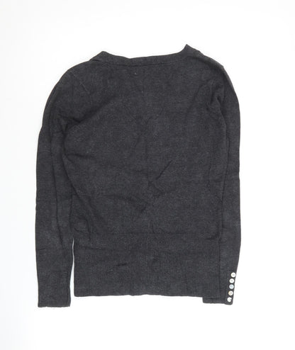 Autonomy Women's Black Cardigan Size S Long Sleeve