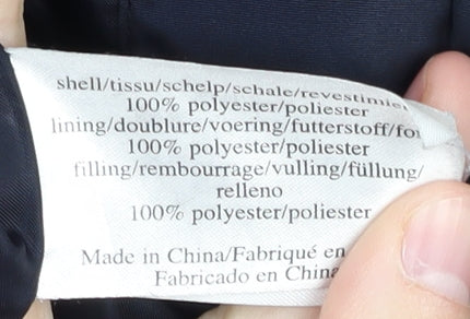 Laura Ashley Women's Blue Puffer Jacket Size 18