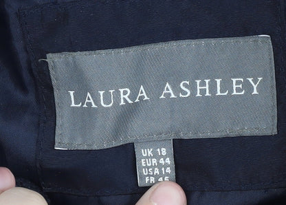 Laura Ashley Women's Blue Puffer Jacket Size 18