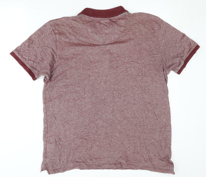 Police Men's Red Polo Shirt Size S