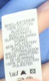 Dunnes Women's Blue Bel Elegance Trench Coat Size 12