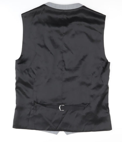 Mens UK Size 36 NEXT Regular Grey Suit Waistcoat