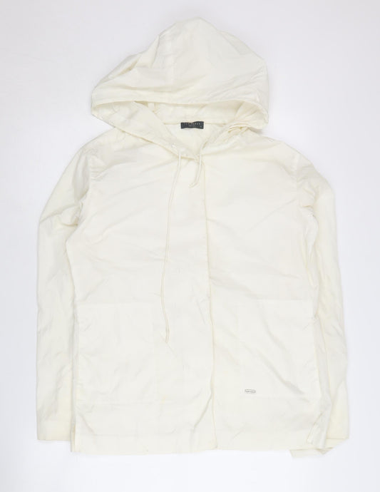 Womens UK Size 4 Ted Baker Ivory Basic Jacket