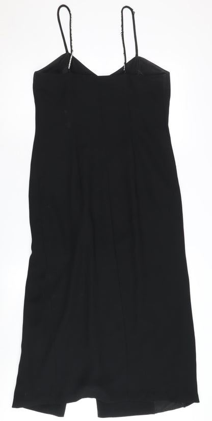 Windsmoor Women's Black Slip Dress, Size 10, Party Wear