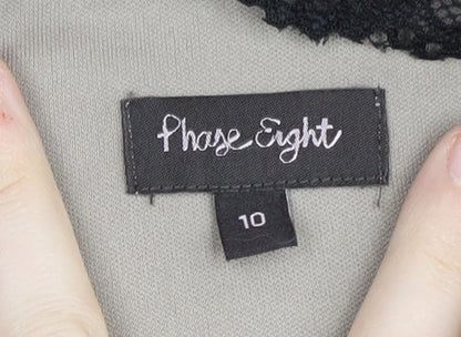 Phase Eight Women's Black Lace Sheath Dress Size 10