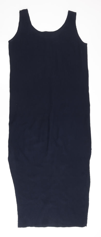 Banana Republic Women's Blue Silk Tank Dress, Size 6