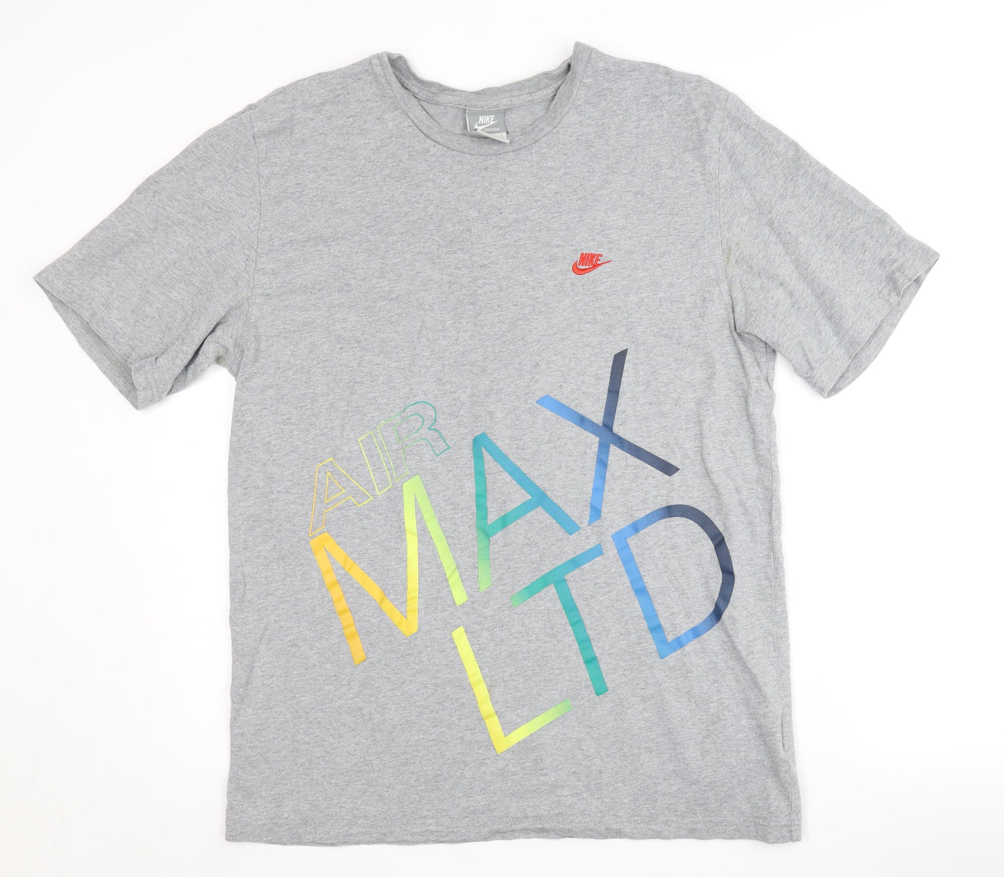 Nike Men's Grey Air Max Graphic T-Shirt, Size L