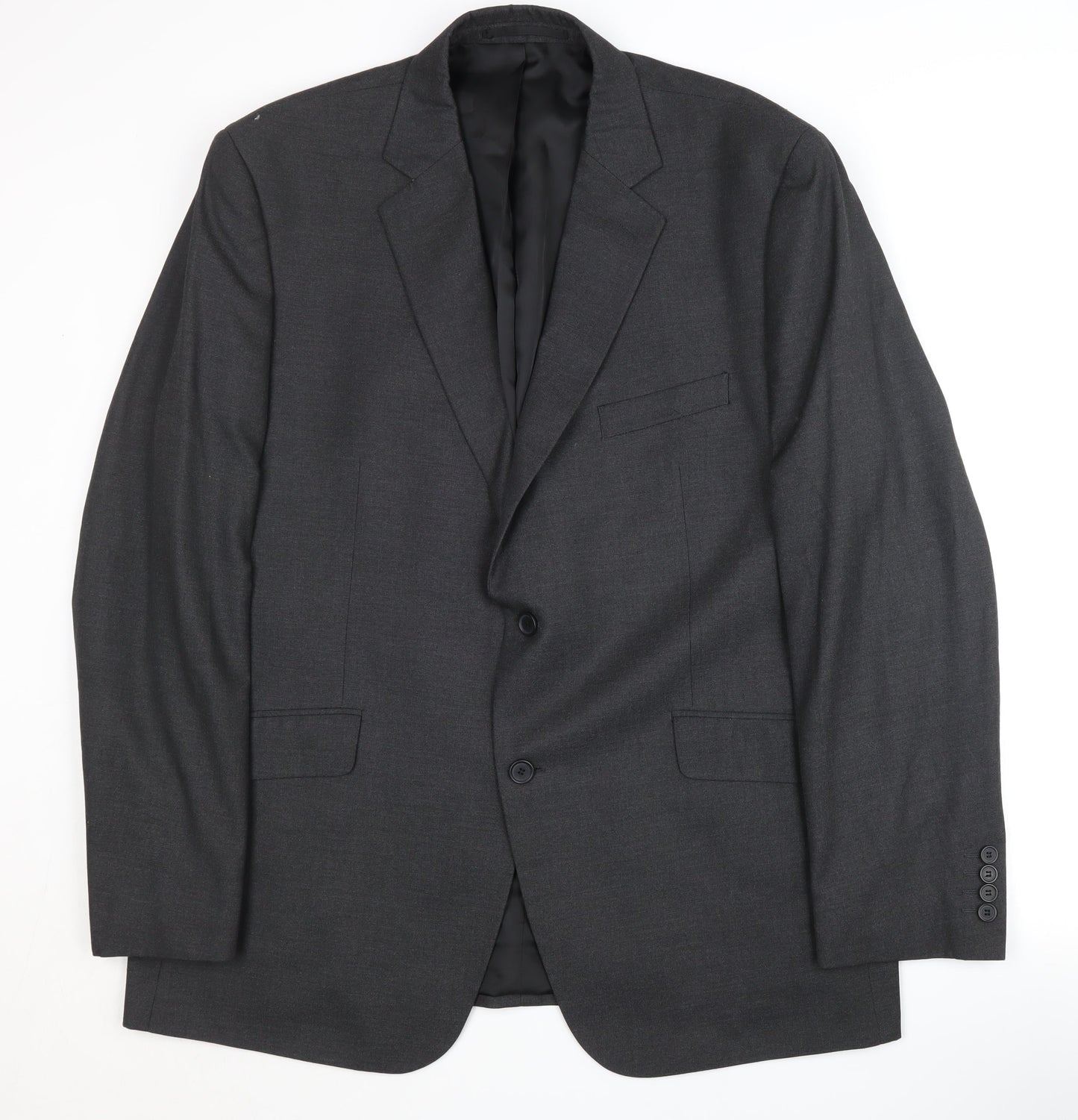 Mens UK Size 46 Dehavilland Regular Black Suit Jacket