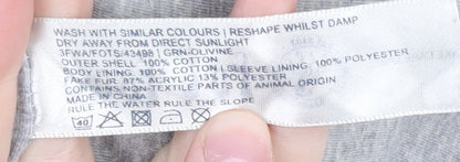 Fat Face Women's Green Parka Coat Size 10