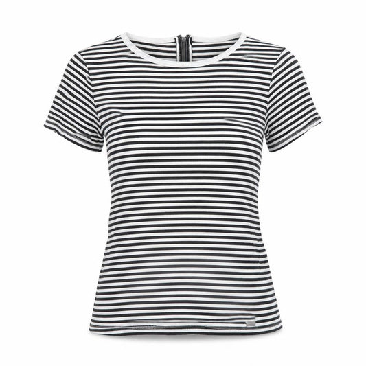 Womens UK Size 2XS Armani Exchange Black Basic T-Shirt