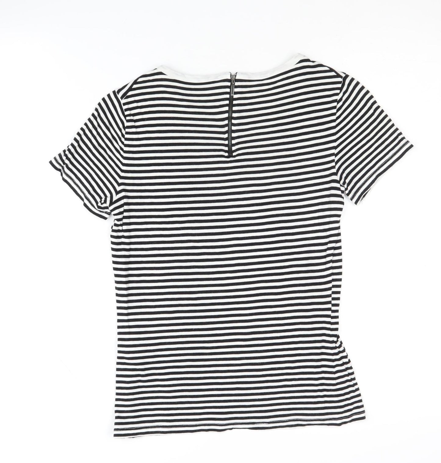 Womens UK Size 2XS Armani Exchange Black Basic T-Shirt