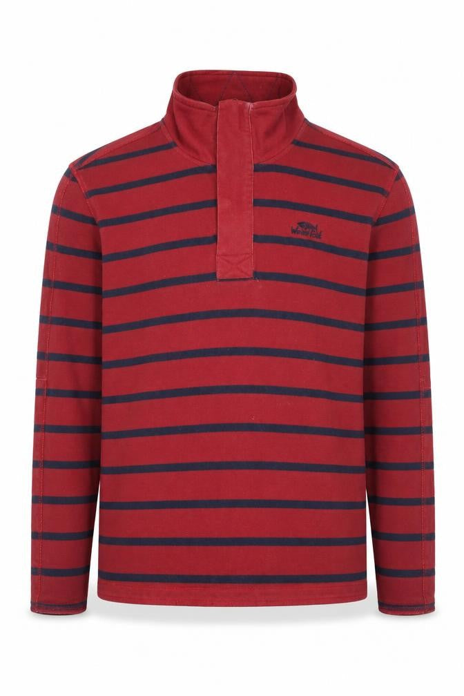 Mens UK Size M Weird Fish Red Pullover Sweatshirt