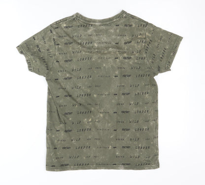 Firetrap Boys Green Graphic Print T-Shirt 11-12 Years