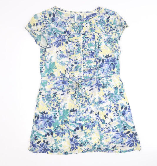 FatFace Women's Multicoloured A-Line Dress Size 8