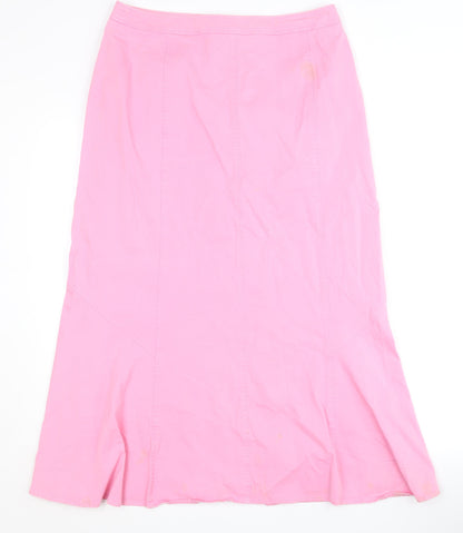 Womens UK Size 12 Viyella Flare Twill Skirt
