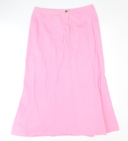 Womens UK Size 12 Viyella Flare Twill Skirt