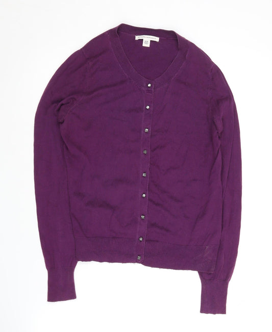 Banana Republic Women's Purple Cardigan V-Neck M