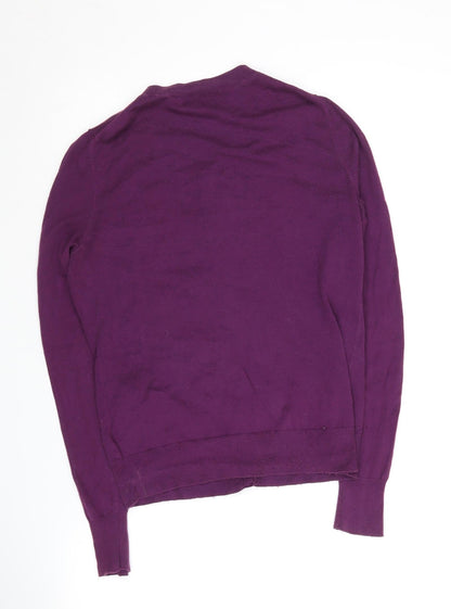 Banana Republic Women's Purple Cardigan V-Neck M