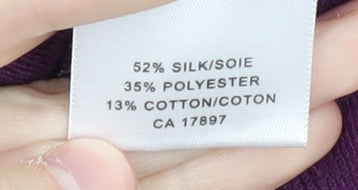 Banana Republic Women's Purple Cardigan V-Neck M