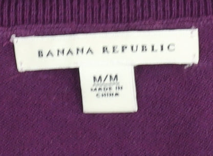Banana Republic Women's Purple Cardigan V-Neck M