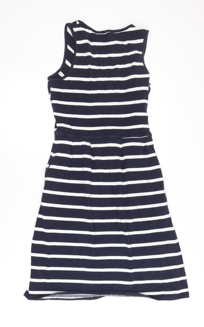 Mountain Warehouse Women's Blue A-Line Striped Dress