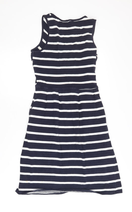 Mountain Warehouse Women's Blue A-Line Striped Dress