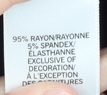 Banana Republic Women's Black Square Neck T-Shirt M