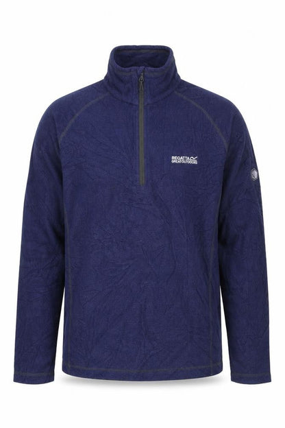Mens UK Size M Regatta Great Outdoors Blue 1/4 Zip Sweatshirt