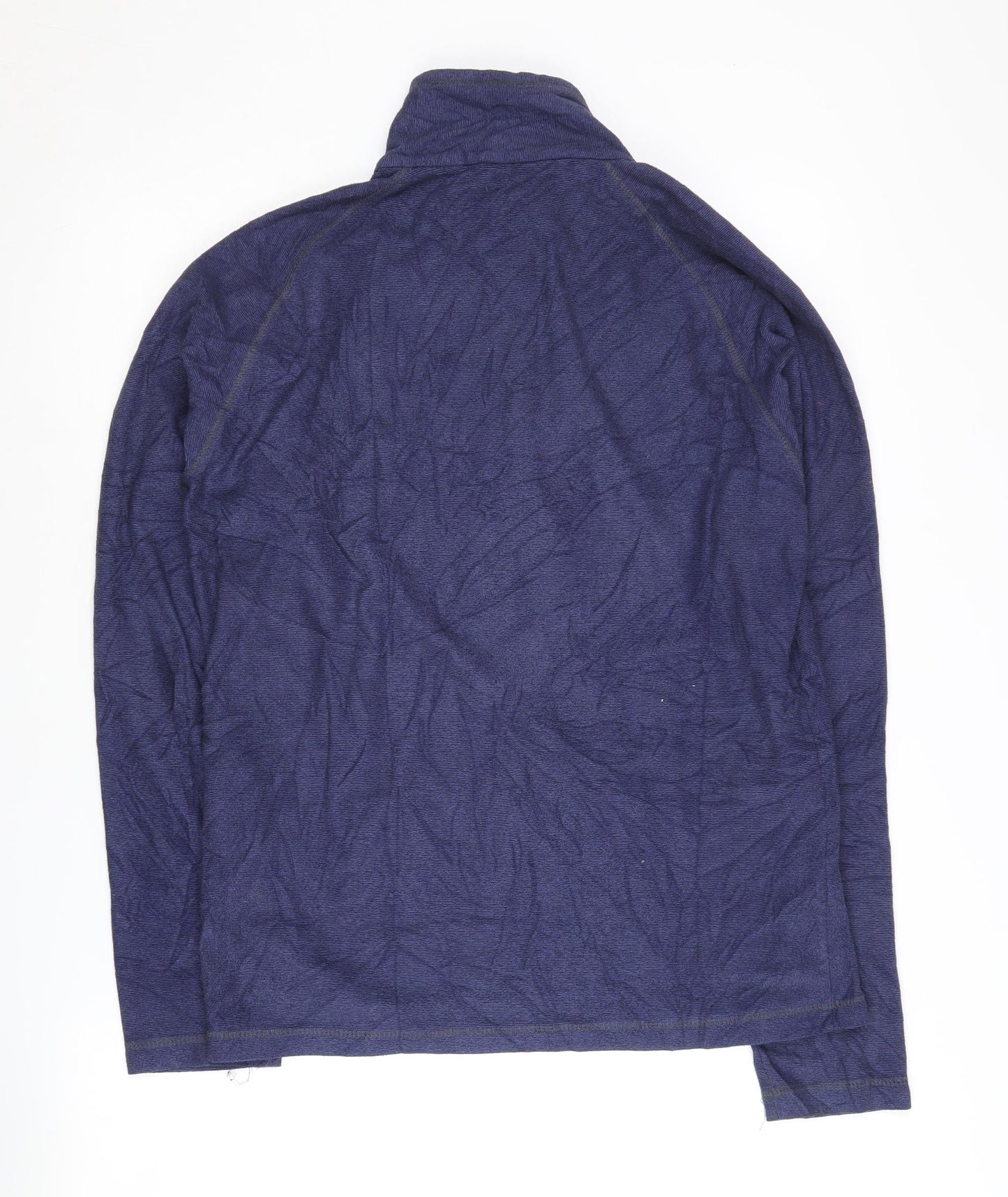 Mens UK Size M Regatta Great Outdoors Blue 1/4 Zip Sweatshirt