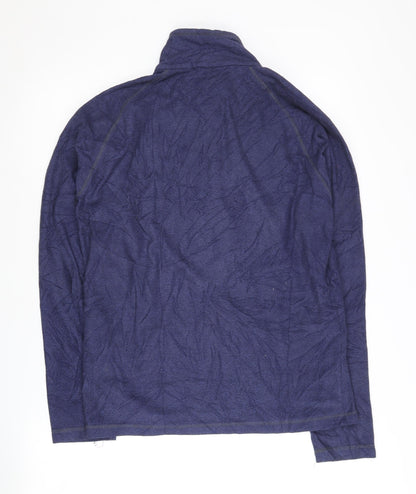 Mens UK Size M Regatta Great Outdoors Blue 1/4 Zip Sweatshirt