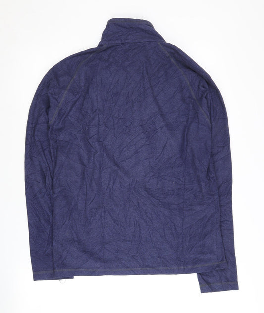 Mens UK Size M Regatta Great Outdoors Blue 1/4 Zip Sweatshirt