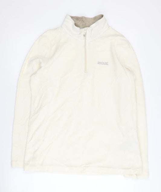 Regatta Women's Ivory Fleece Pullover, Size 14