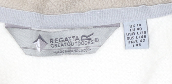 Regatta Women's Ivory Fleece Pullover, Size 14