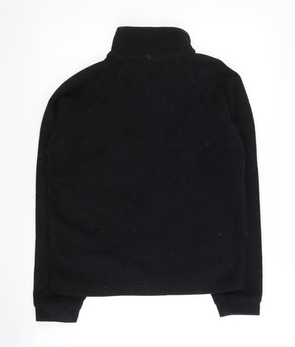 Trespass Boys Black Fleece Jacket 11 Years Full Zip